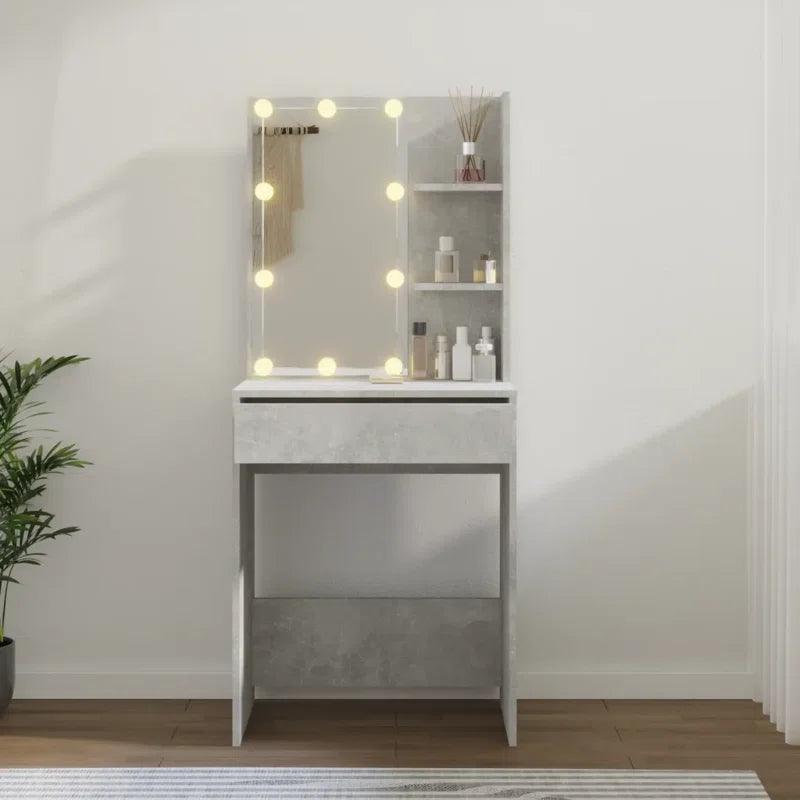 Leon Dressing Table with Mirror - Ouch Cart 