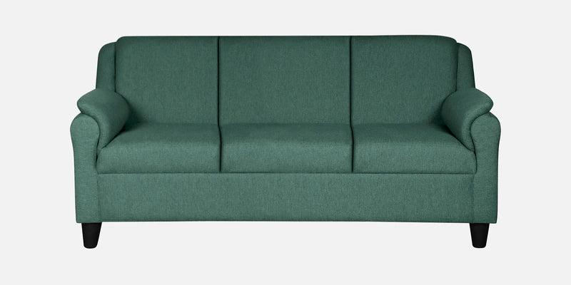 Fabric 3 Seater Sofa In Imperial Green Colour - Ouch Cart 