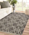 Khaki Wool Vista 5x8 Feet  Hand-Tufted Carpet - Rug