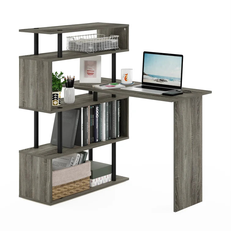 Modern Productivity: Sleek Computer Desk for Efficient Workspaces"