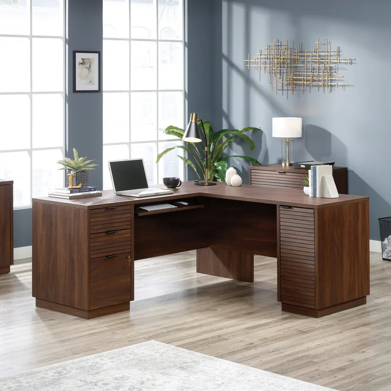 "Executive Elegance: The L-Shape Desk"