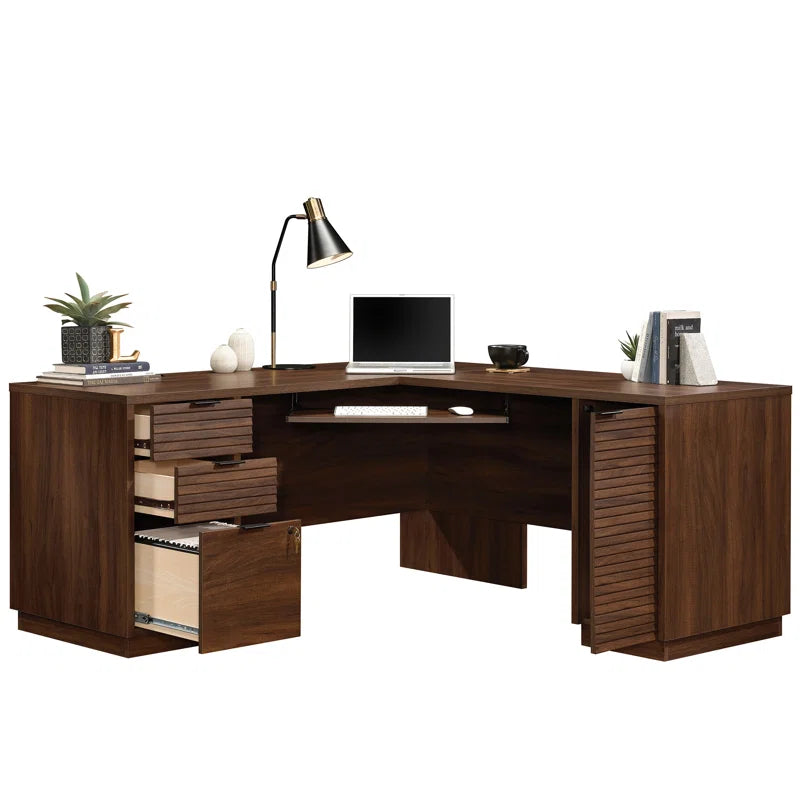 "Executive Elegance: The L-Shape Desk"