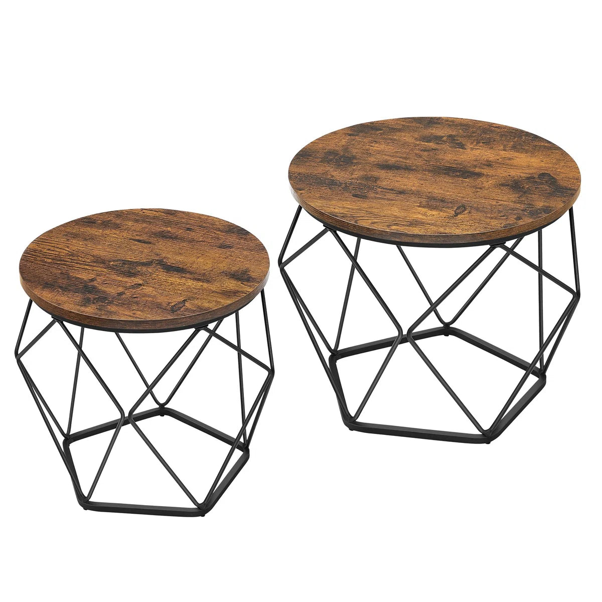 Keema Frame 2 Piece Bunching Coffee Table Sets