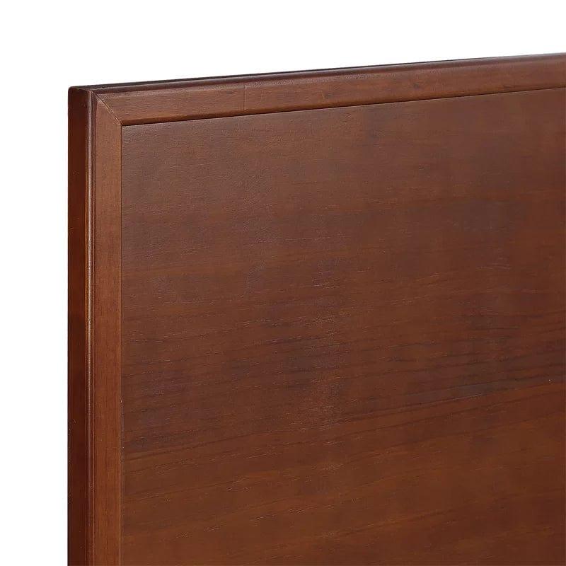 Kiesel Solid Wood Bed Frame with Headboard - Ouch Cart 