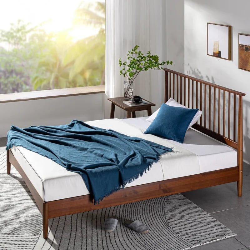 Kilgo Solid Wood Bed Frame with Spindled Headboard - Ouch Cart 