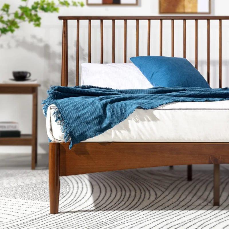 Kilgo Solid Wood Bed Frame with Spindled Headboard - Ouch Cart 