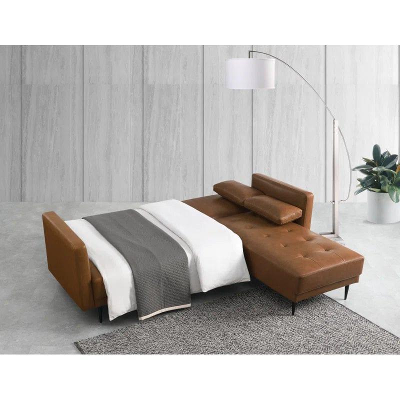 Kishanna Vegan Leather Corner Sofa Chaise