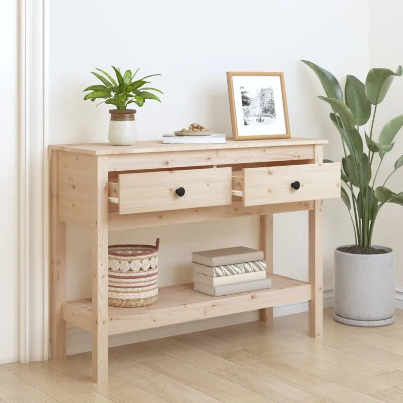 Carlos Solid Wood Console Table