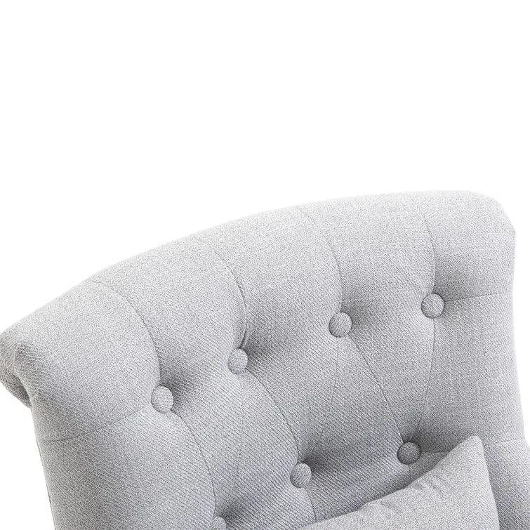 Kiyohisa Wide Tufted Lounge Chair - Ouch Cart 