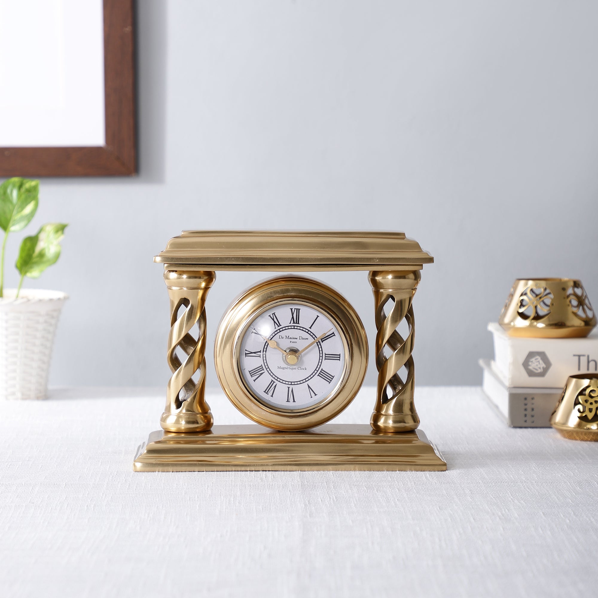 Velor Table Clock