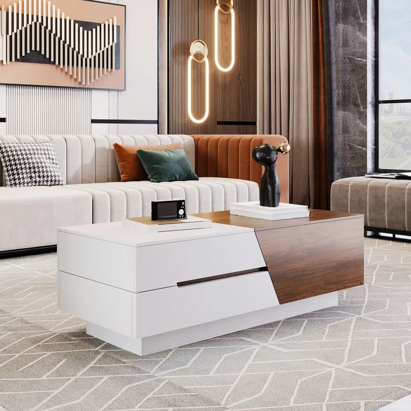 Sliding Top Coffee Table with Storage,living room table,Cocktail table
