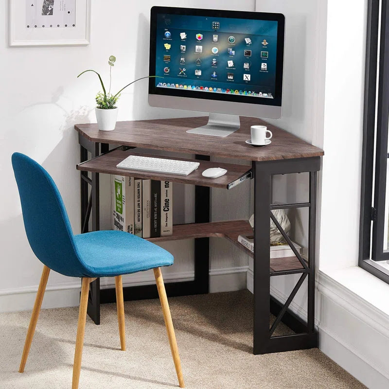 "Lambrecht Corner Desk: Stylish and Space-Efficient Design for Modern Workspaces"