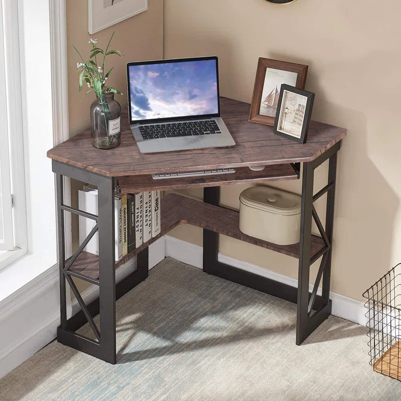 "Lambrecht Corner Desk: Stylish and Space-Efficient Design for Modern Workspaces"