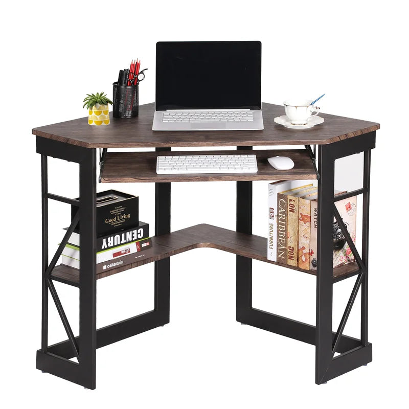 "Lambrecht Corner Desk: Stylish and Space-Efficient Design for Modern Workspaces"