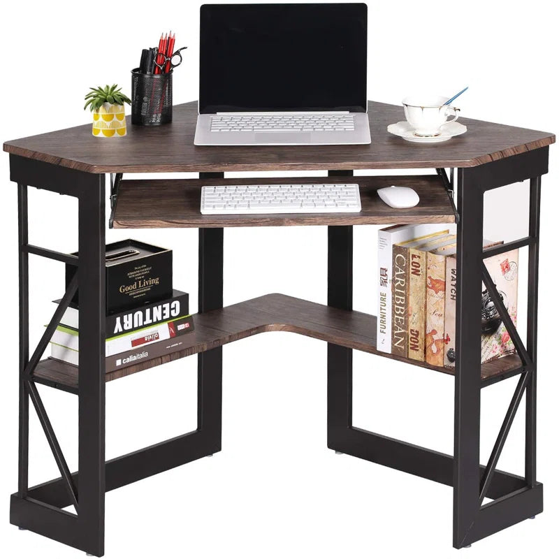 "Lambrecht Corner Desk: Stylish and Space-Efficient Design for Modern Workspaces"