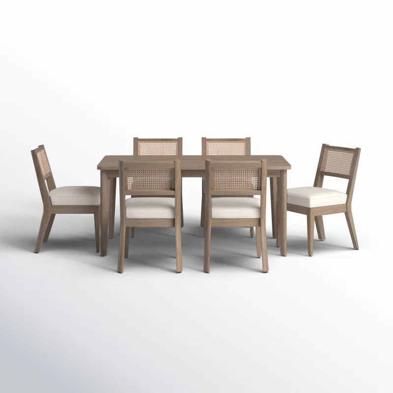 Rectangular 36'' L x 66'' W Dining Set