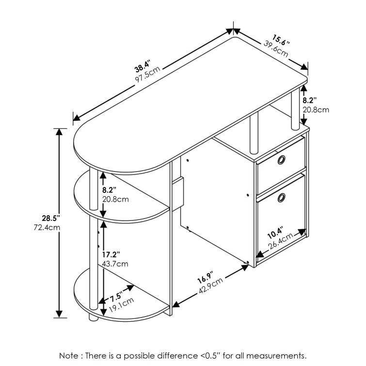 Functional Focus: Modern Computer Desk for Seamless Productivity"