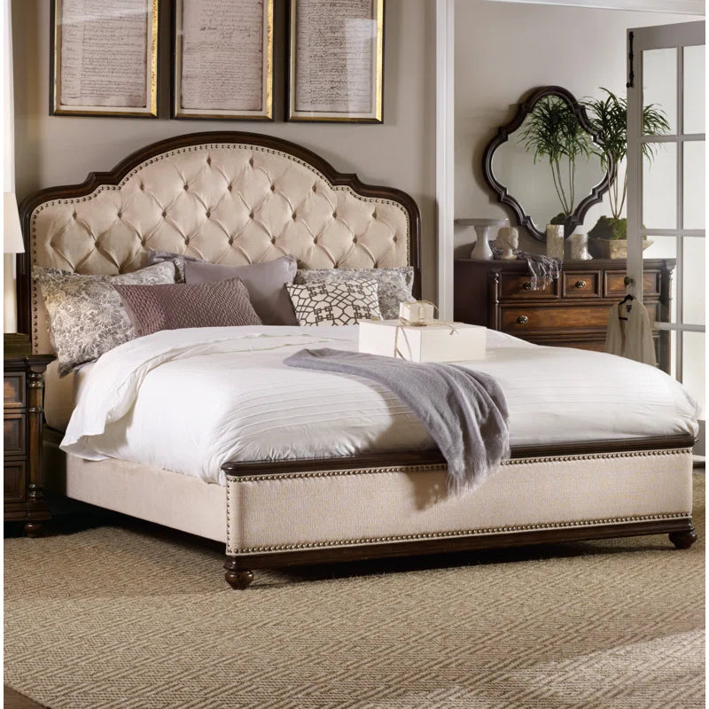Leesburg King Upholstered Bed- ouchcart | Bed