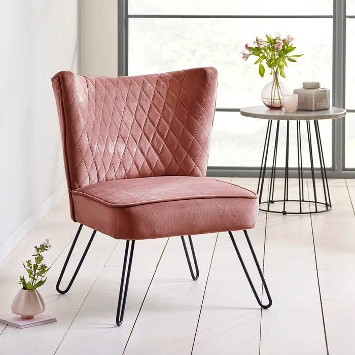 Liesel Upholstered Slipper Chair - Ouch Cart 