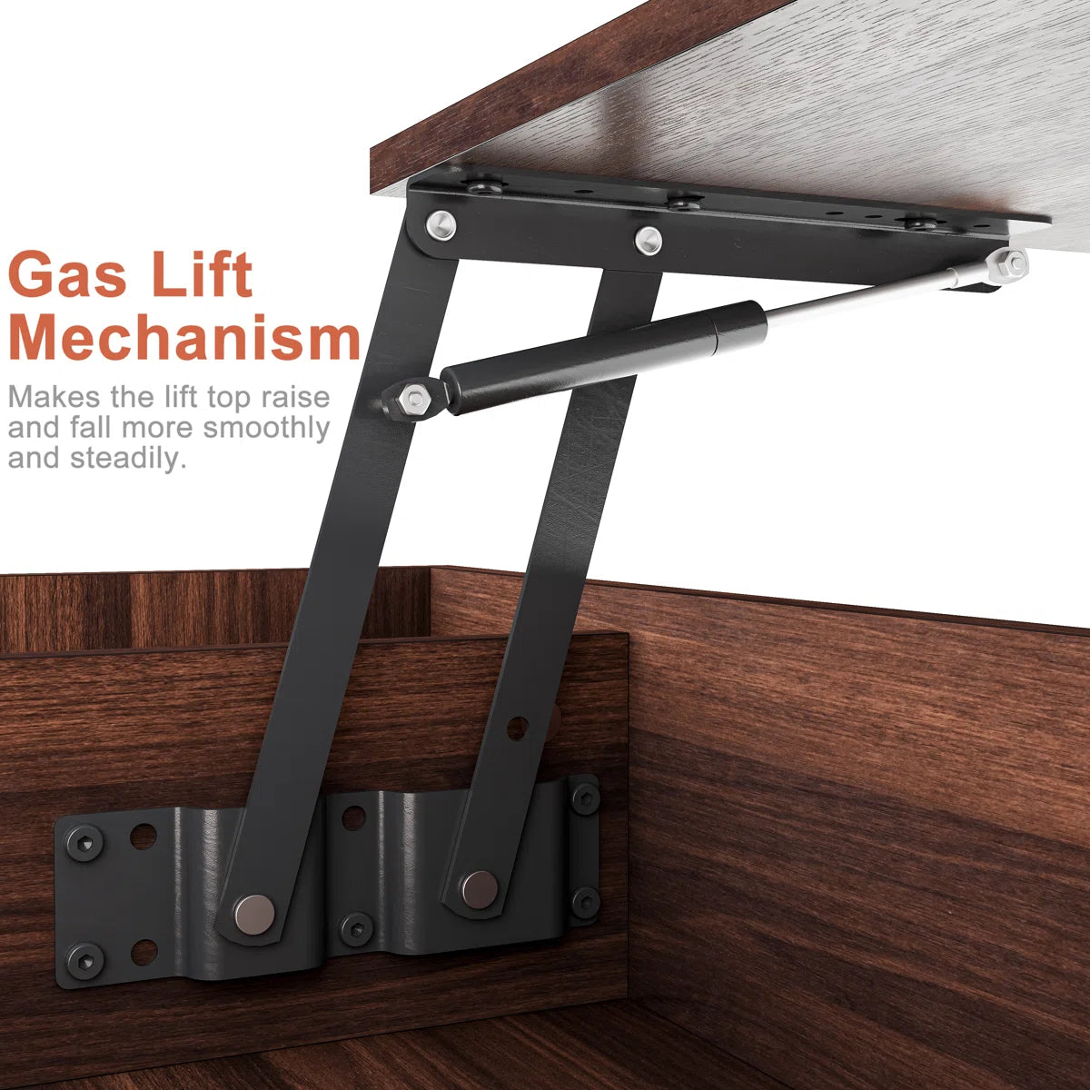 Lift Top Farmhourse Coffee Table With Storage