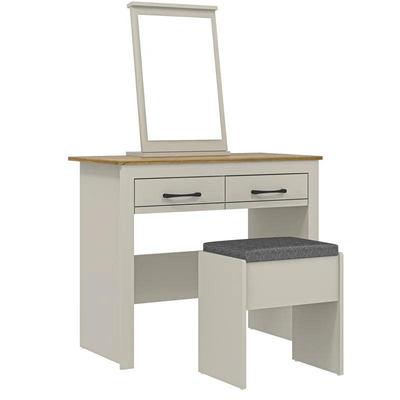 Marie Dressing Table with Mirror - Ouch Cart 