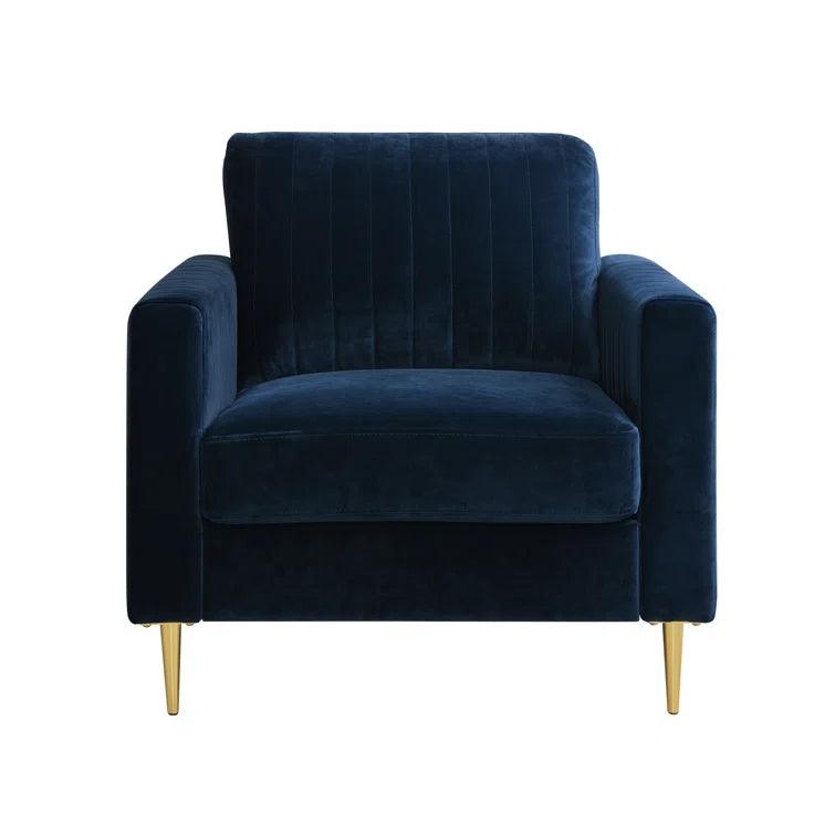 Lotsee Velvet Armchair - Ouch Cart 