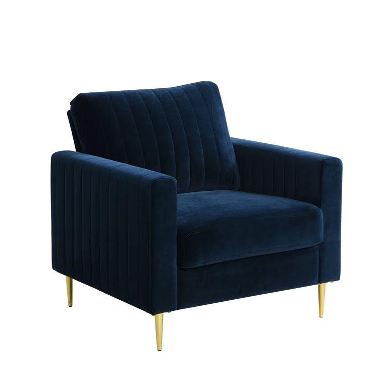 Lotsee Velvet Armchair - Ouch Cart 