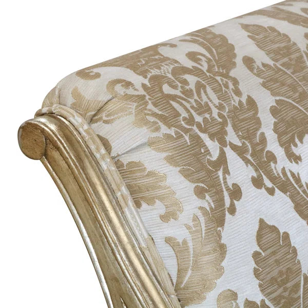 Ouch Cart Louis XVI Versailles Accent Chair in Antique Silver Finish