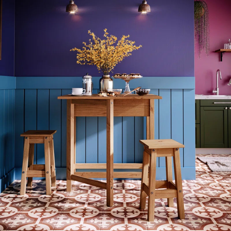 3 - Piece Solid Wood Dining Set