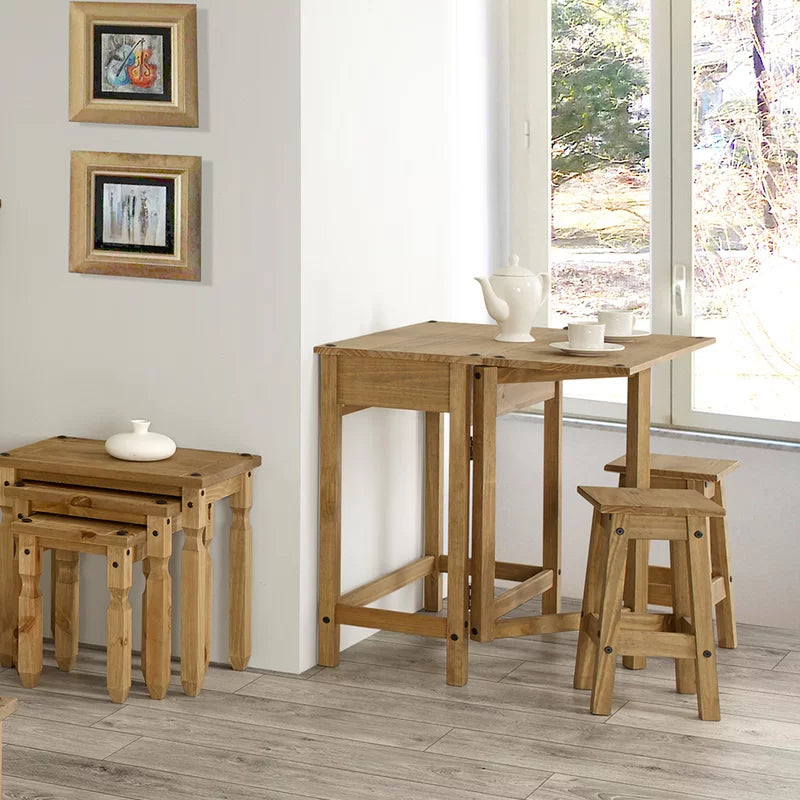 3 - Piece Solid Wood Dining Set