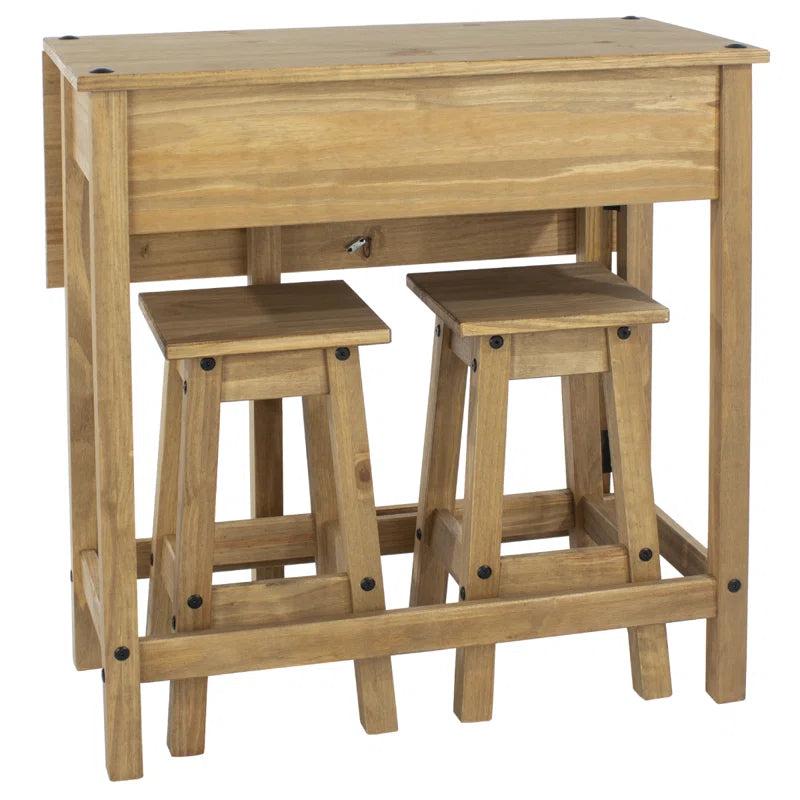 3 - Piece Solid Wood Dining Set