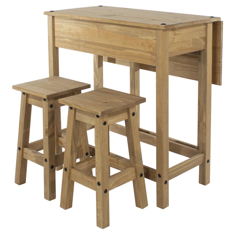 3 - Piece Solid Wood Dining Set
