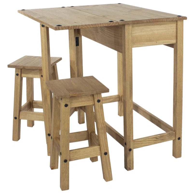 3 - Piece Solid Wood Dining Set