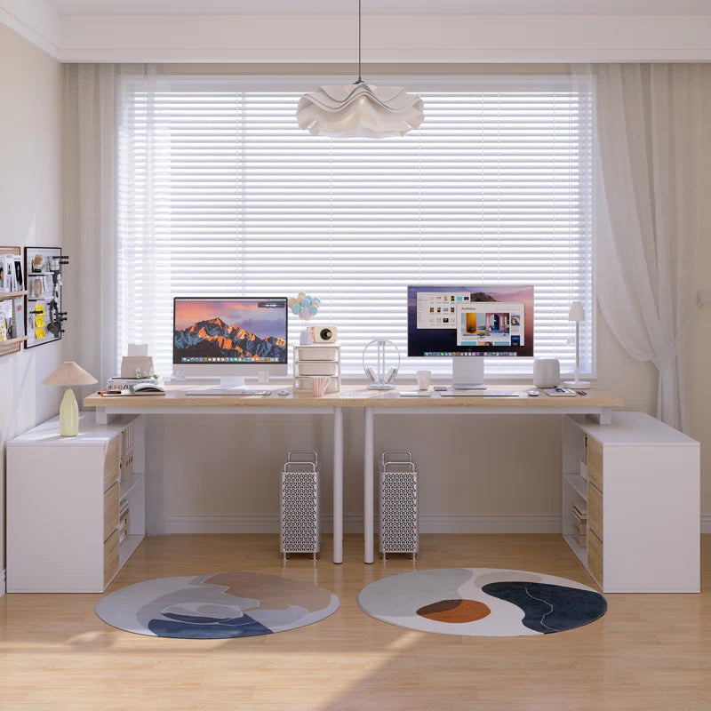 Spacious and Stylish: 47.3'' W L-Shaped Writing Desk for an Efficient Workspace