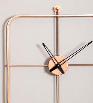 Square Golden Wall Clock - Ouch Cart 