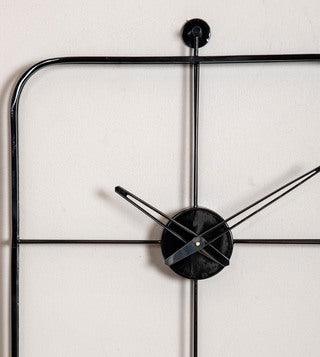 Square Black Wall Clock - Ouch Cart 