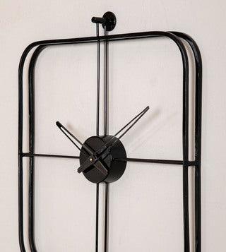 Square Black Wall Clock - Ouch Cart 