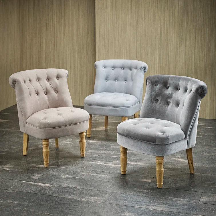 Magdalena Upholstered Slipper Chair - Ouch Cart 