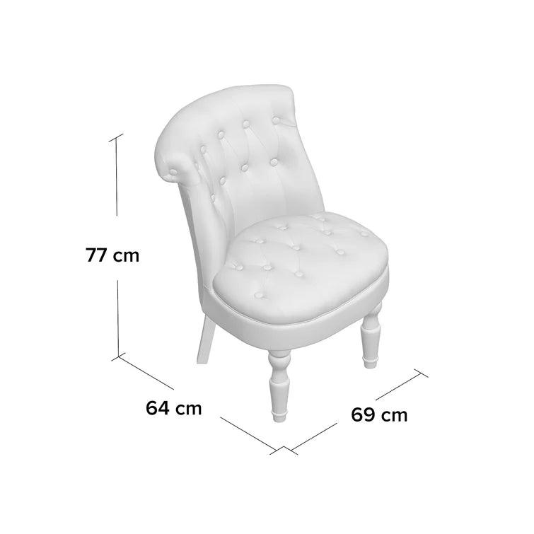 Magdalena Upholstered Slipper Chair - Ouch Cart 