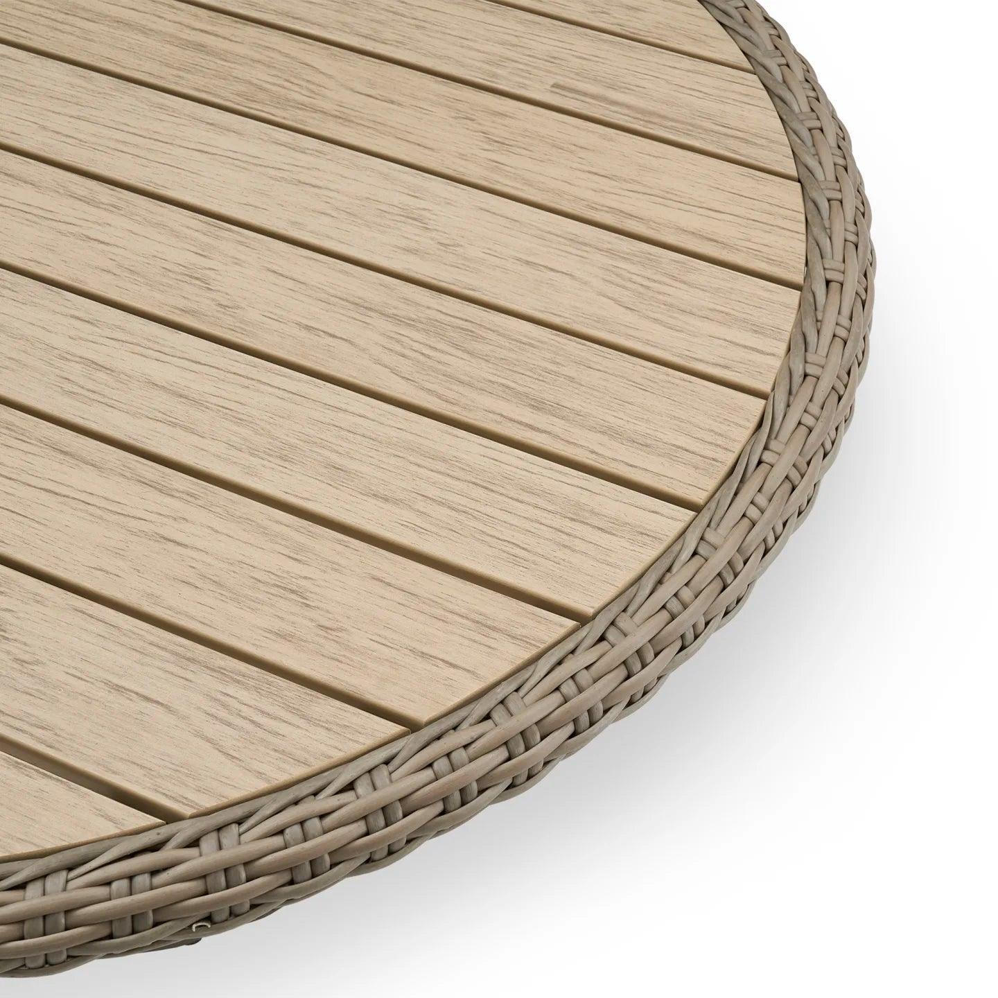 Malta Outdoor Round Pedestal Coffee Table - Ouch Cart 
