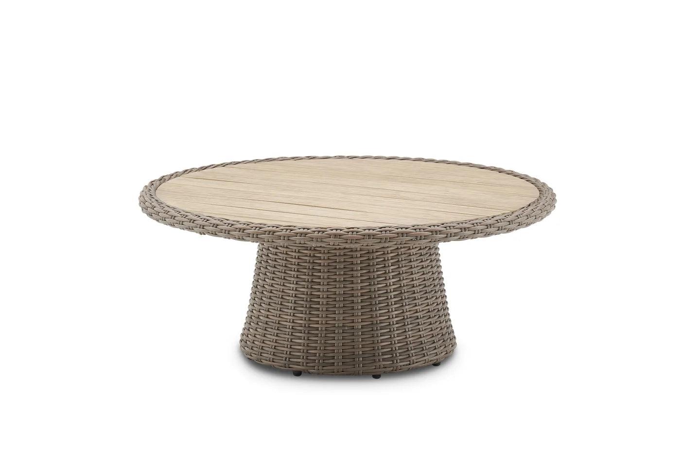 Malta Outdoor Round Pedestal Coffee Table - Ouch Cart 