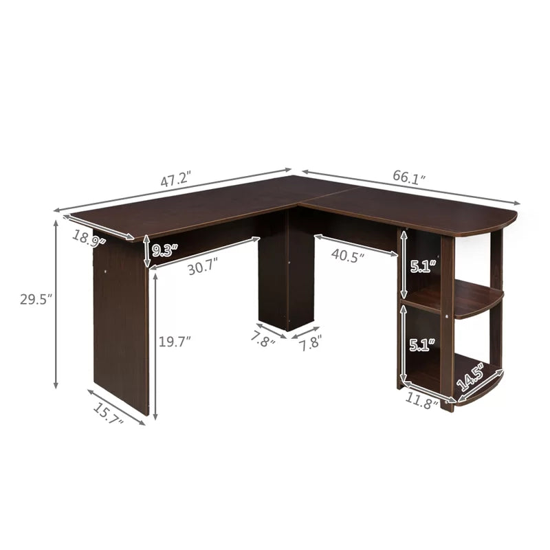Maximized Efficiency: L-Shaped Computer Desk for Ultimate Workspace Organization