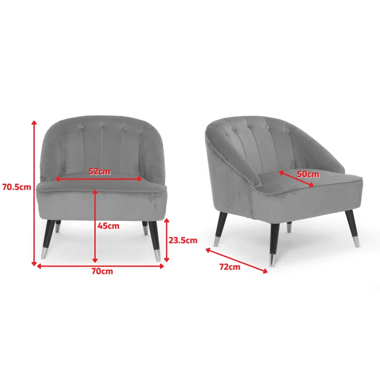 Marlon Upholstered Armchair - Ouch Cart 