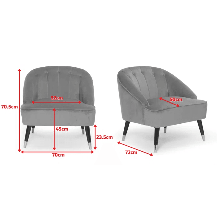 Marlon Upholstered Armchair - Ouch Cart 