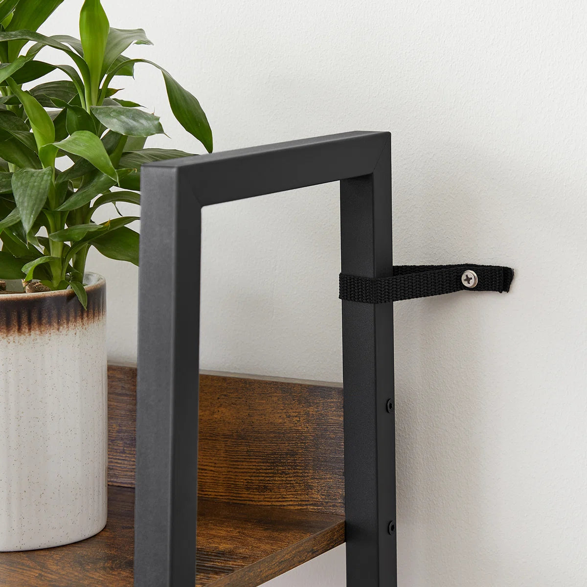 Steel Ladder Bookcase, Bookself for Home Office