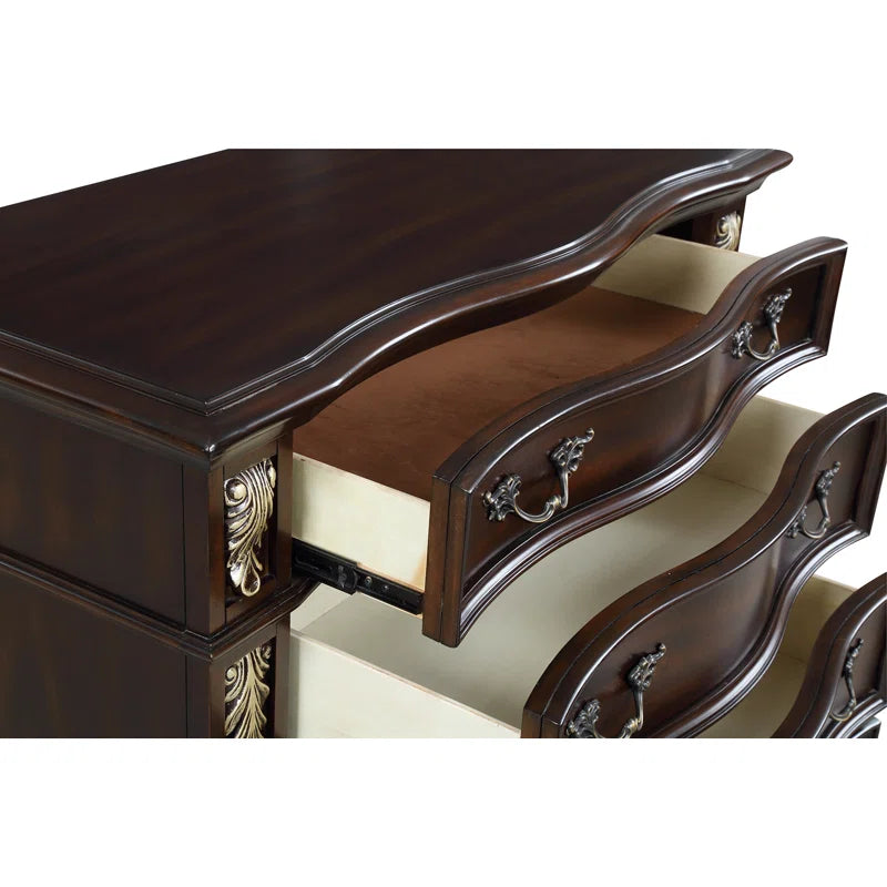 Maximus 6-Drawer Wood Chest in Madeira -OUCHCART | Cabinet