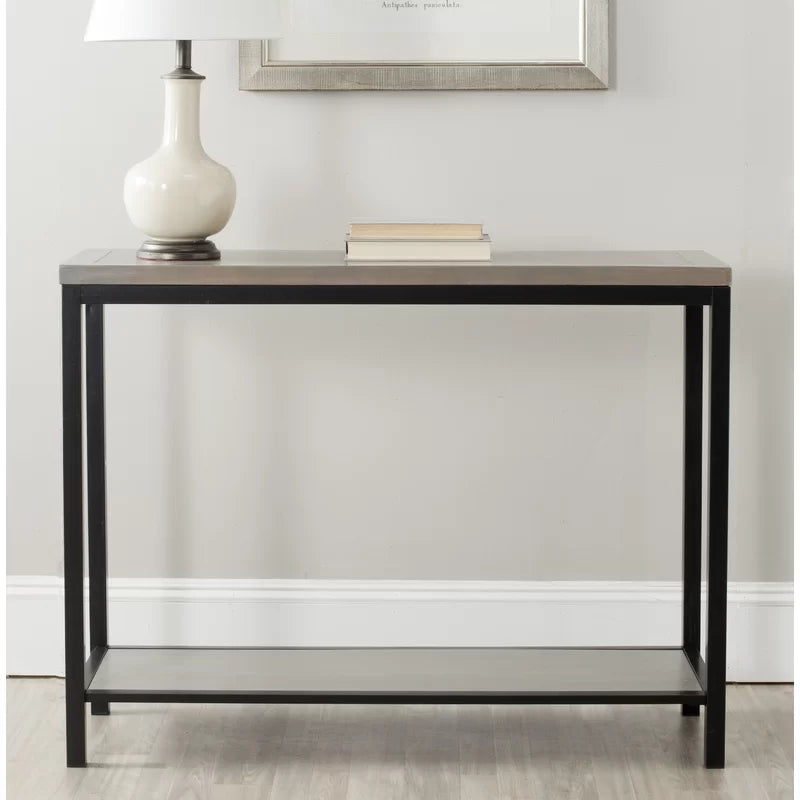 Aidan  Solid Wood Top Console Table