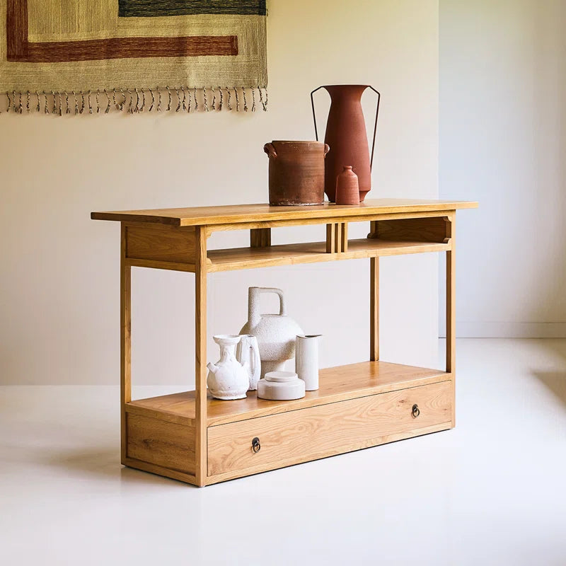 Lorcan Solid Wood Console Table