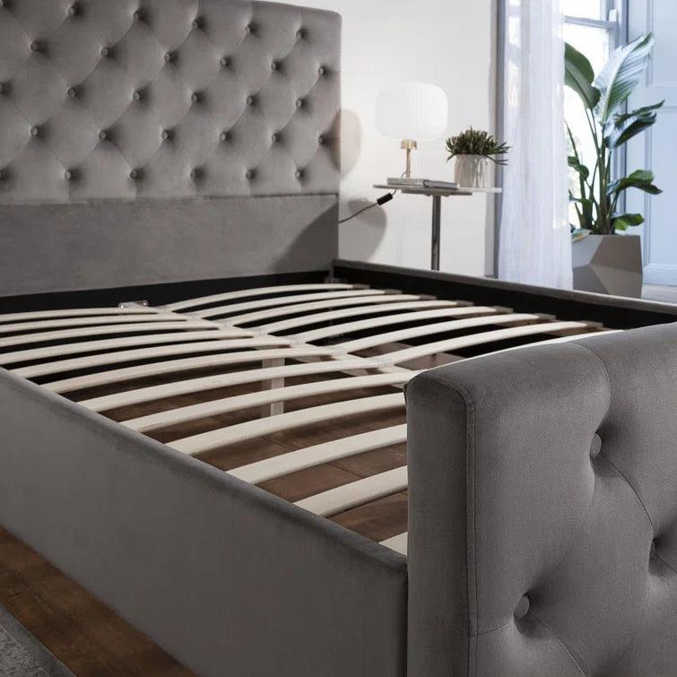 Mikayla Upholstered Bed Frame - Ouch Cart 