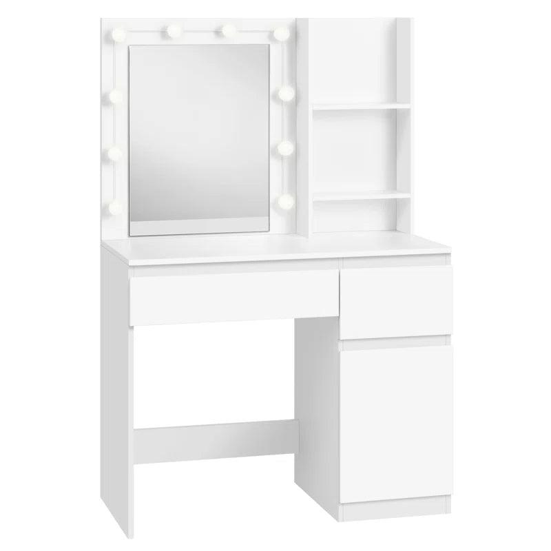 Zofia Dressing Table with Mirror - Ouch Cart 